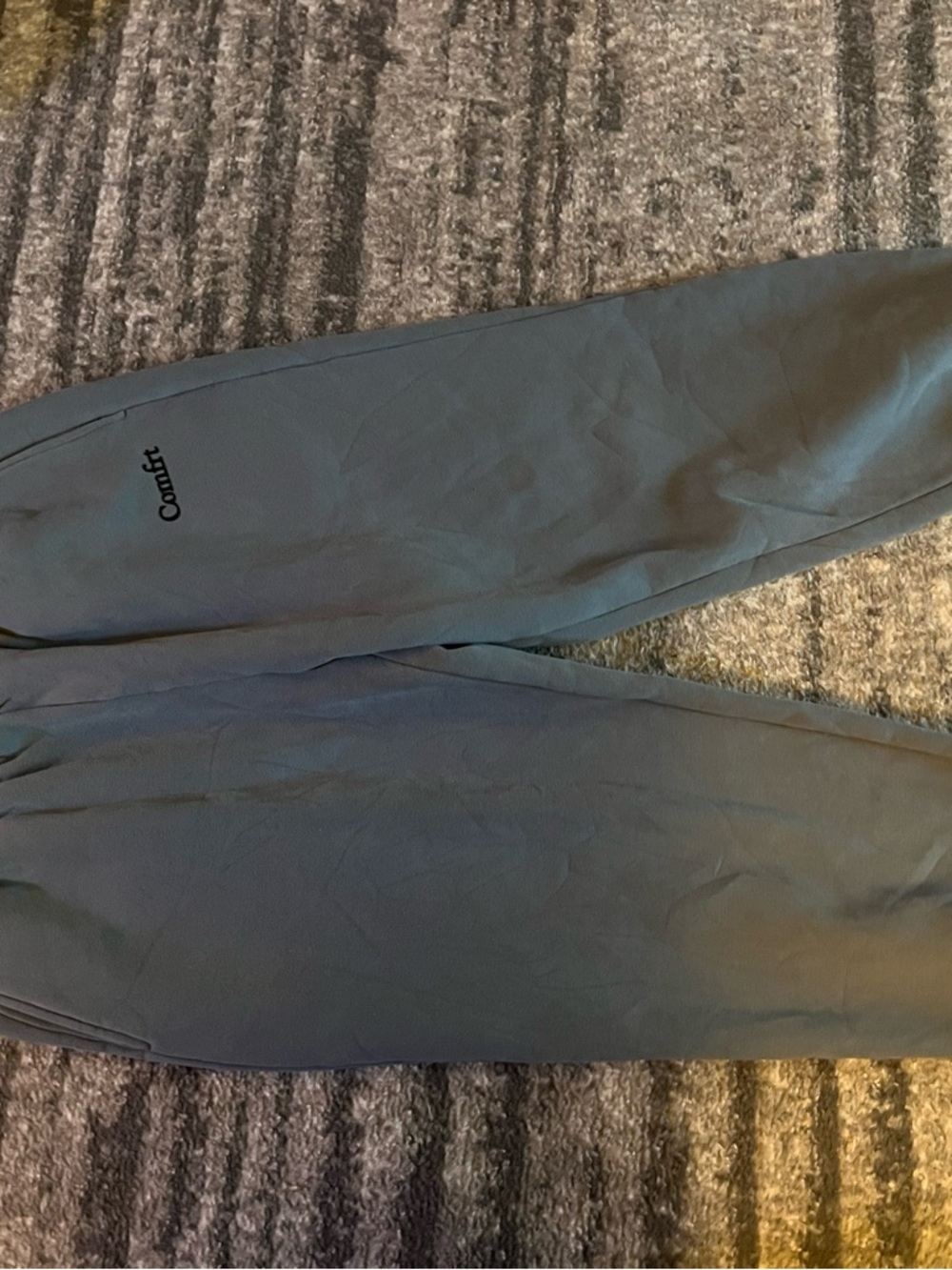 Comfort Women's Grayish-Blue Track Joggers